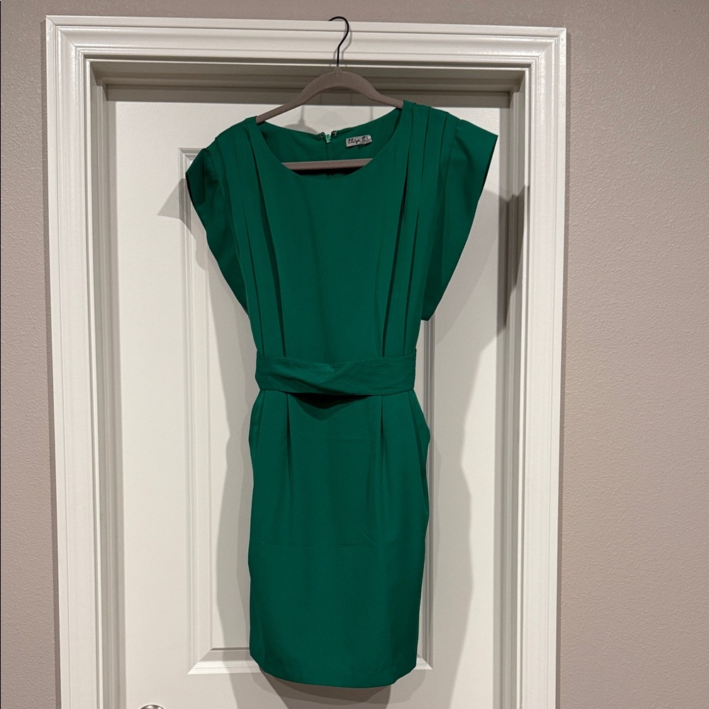 Eliza J Emerald Mini Dress